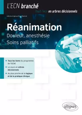 Couverture du produit · Réanimation, douleur, anesthésie, soins palliatifs