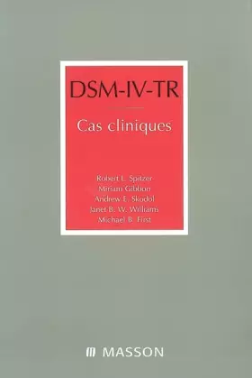 Couverture du produit · DSM-IV-TR. Cas cliniques