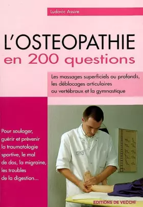 Couverture du produit · L'ostéopathie en 200 questions