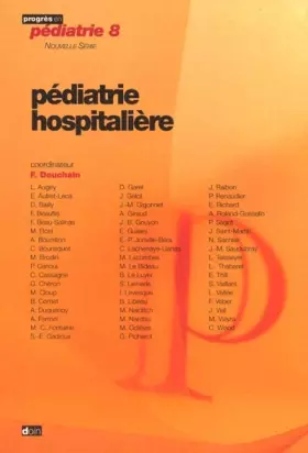Couverture du produit · Pédiatrie hospitalière