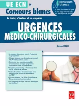 Couverture du produit · Urgences médico-chirurgicales