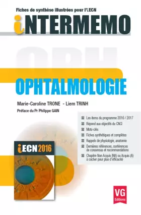 Couverture du produit · Ophtalmologie