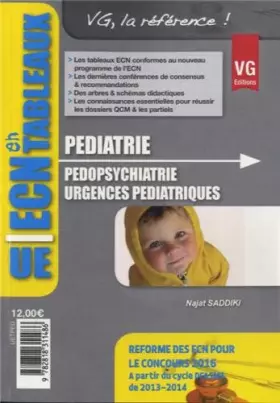 Couverture du produit · Pédiatrie pédopsychiatrie urgences pédiatriques