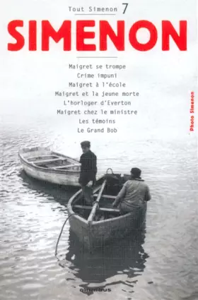Couverture du produit · Tout Simenon, tome 7