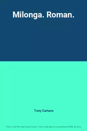 Couverture du produit · Milonga. Roman.