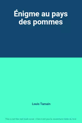 Couverture du produit · Énigme au pays des pommes