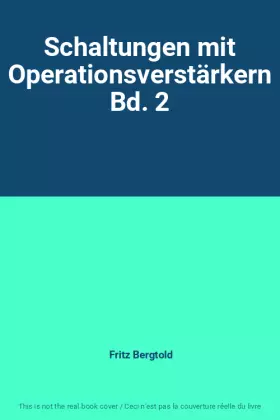 Couverture du produit · Schaltungen mit Operationsverstärkern Bd. 2