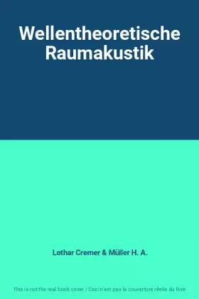 Couverture du produit · Wellentheoretische Raumakustik