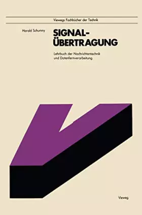 Couverture du produit · Signalübertragung: Lehrbuch der Nachrichtentechnik und Datenfernverarbeitung