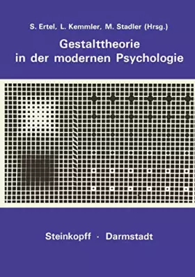 Couverture du produit · Gestalttheorie in der Modernen Psychologie: Wolfgang Metzger zum 75. Geburtstag