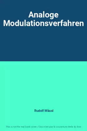 Couverture du produit · Analoge Modulationsverfahren