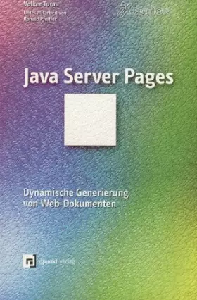 Couverture du produit · Java Server Pages. Dynamische Generierung von Web- Dokumenten
