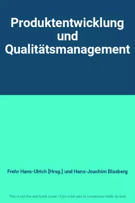 Couverture du produit · Produktentwicklung und Qualitätsmanagement