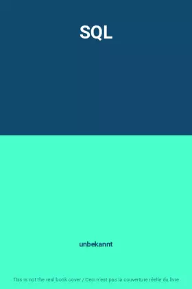 Couverture du produit · SQL