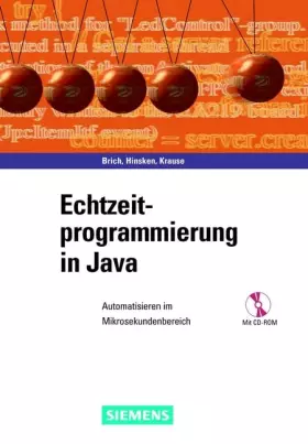 Couverture du produit · Echtzeitprogrammierung in Java