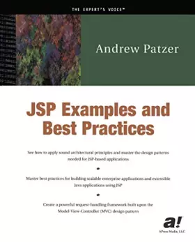 Couverture du produit · JSP Examples and Best Practices