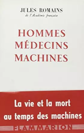 Couverture du produit · Hommes medecin machine ar