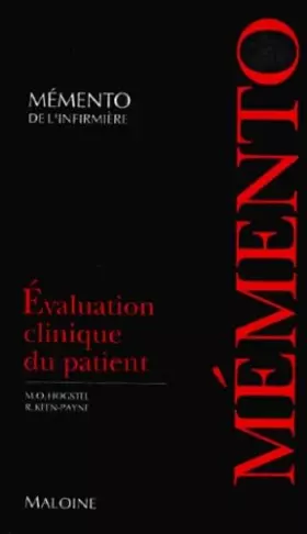 Couverture du produit · Evaluation clinique du patient