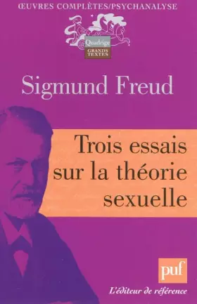 Couverture du produit · Trois essais sur la théorie sexuelle