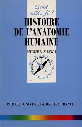 Couverture du produit · Histoire de l'anatomie humaine