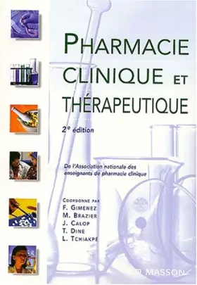 Couverture du produit · Pharmacie clinique et thérapeutique