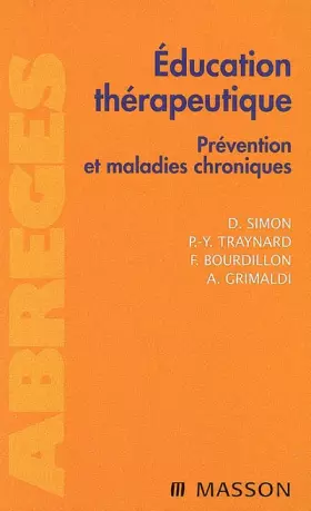 Couverture du produit · Education thérapeutique : Prévention et maladies chroniques