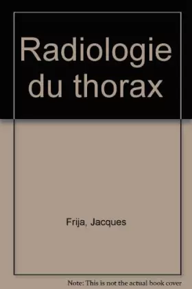 Couverture du produit · Radiologie du thorax