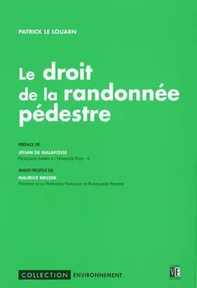Couverture du produit · Le droit de la randonnée pédestre