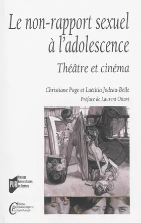 Couverture du produit · Le non-rapport sexuel à l'adolescence: Théâtre et cinéma