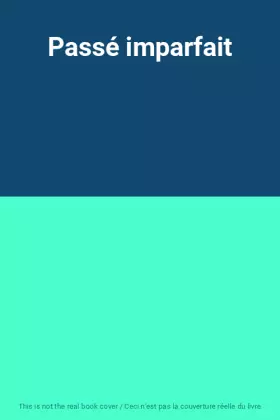 Couverture du produit · Passé imparfait