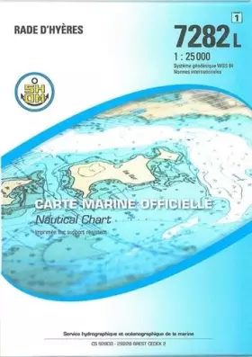 Couverture du produit · Carte marine : Rade de Hyères: 1/25 000