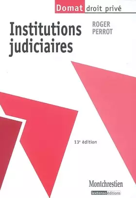 Couverture du produit · Institutions judiciaires