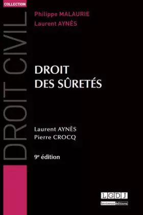 Couverture du produit · Droit des sûretés 9ème Ed.