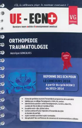 Couverture du produit · Orthopédie traumatologie