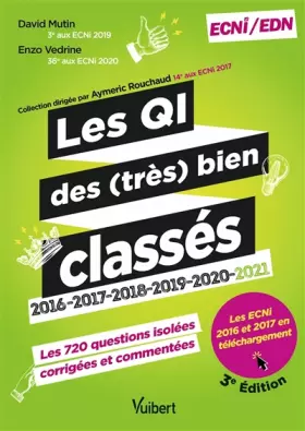 Couverture du produit · Les questions isolées des (très) bien classés pour les ECNi/EDN: 2016-2017-2018-2019-2020-2021