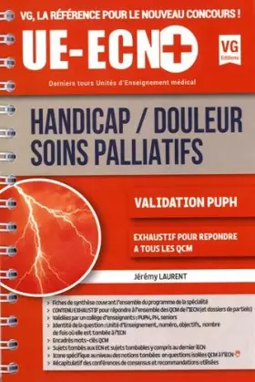 Couverture du produit · Handicap / douleur, soins palliatifs