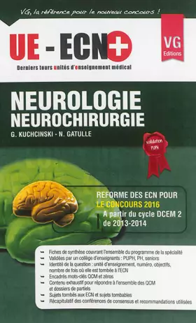 Couverture du produit · Neurologie Neurochirurgie
