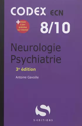 Couverture du produit · Neurologie psychiatrie: Codex ecn 8/10 (3e édition)