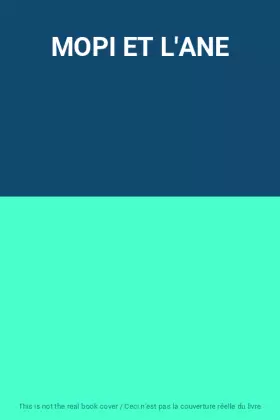 Couverture du produit · MOPI ET L'ANE