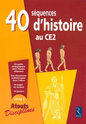Couverture du produit · 40 SEQUENCES HISTOIRE AU CE2