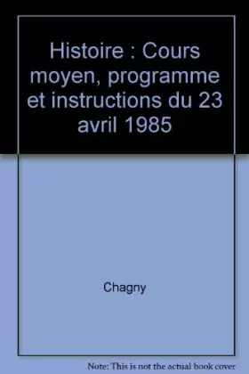 Couverture du produit · Histoire CM1 CM2, cycle des approfondissements