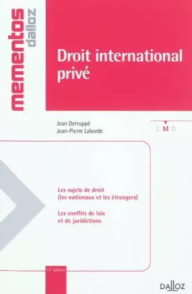 Couverture du produit · Droit international privé - 17e éd.: Mémentos