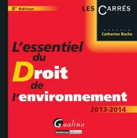 Couverture du produit · L'essentiel du droit de l'environnement