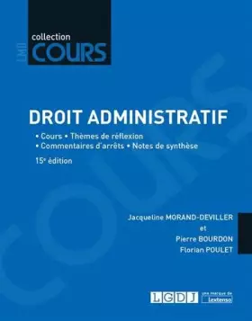 Couverture du produit · Droit administratif