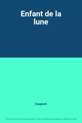 Couverture du produit · Enfant de la lune