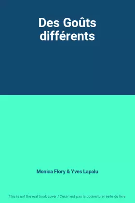 Couverture du produit · Des Goûts différents