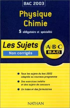 Couverture du produit · ABC Bac : Physique-Chimie, Bac S