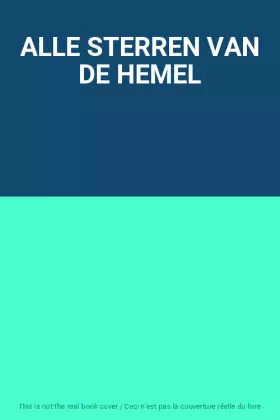Couverture du produit · ALLE STERREN VAN DE HEMEL