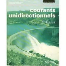 Couverture du produit · Courants unidirectionnel 1e f2 f3 f5