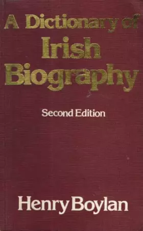 Couverture du produit · A Dictionary of Irish Biography